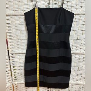 Black Laundry by design strapless dress size 6 euc Shelli Segal etc